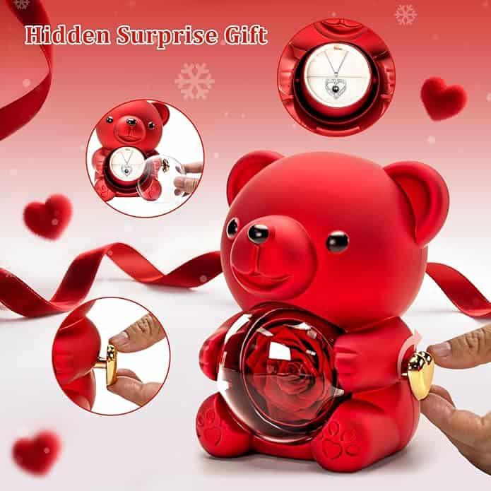 Eternal Rose Bear