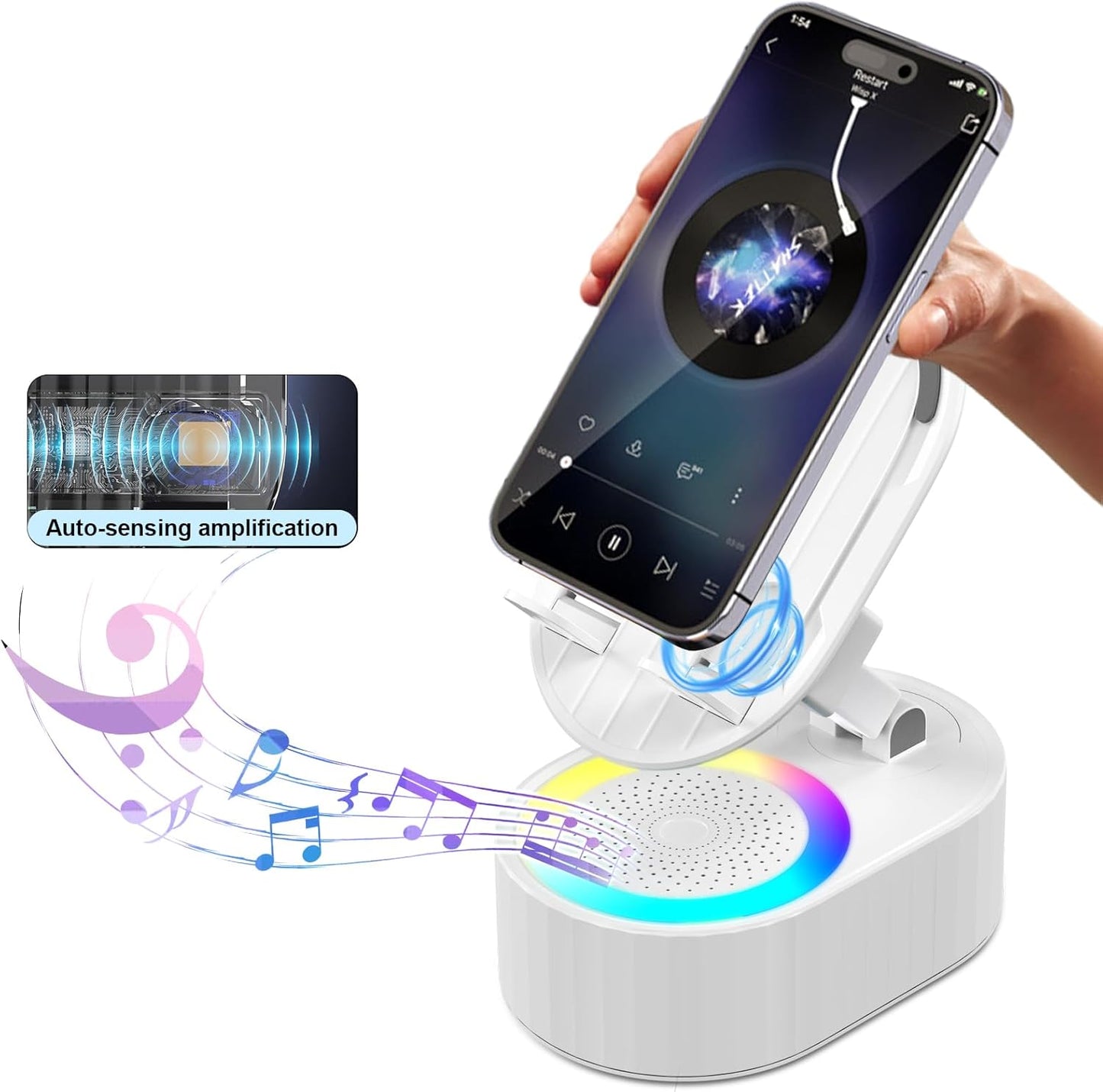 5-in-1 speaker phone stand