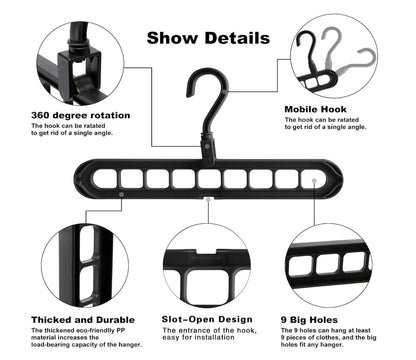 Smart Hanger 9-in-1 - Pickory
