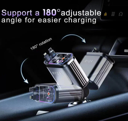 4-in-1 car charger - Pickory