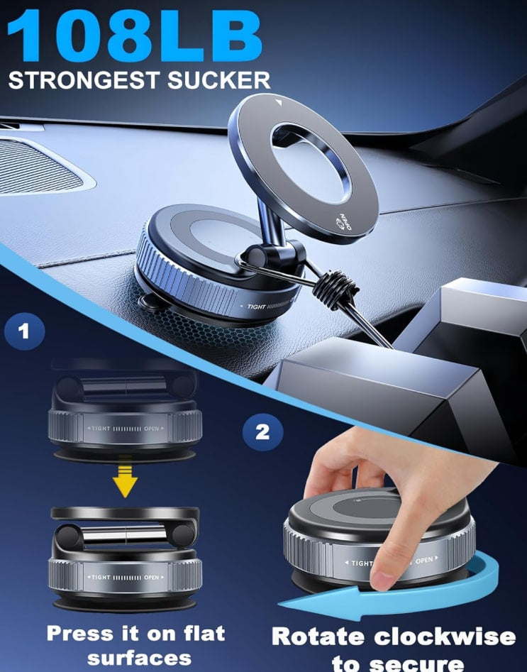 Vaccum Suction Phone Holder