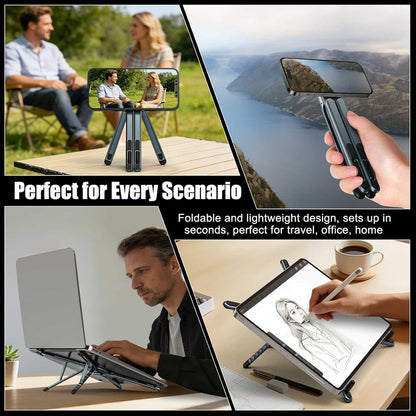 3-in-1 foldable Laptop & Phone Stand