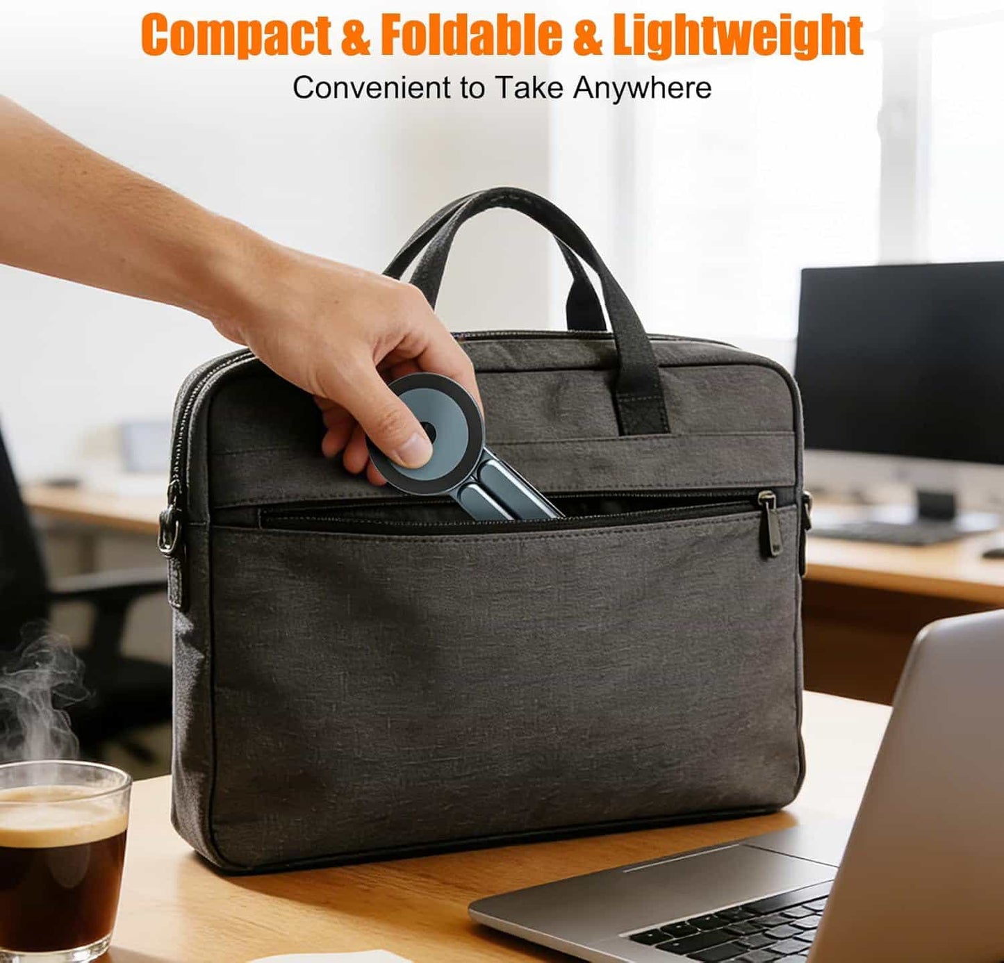 3-in-1 foldable Laptop & Phone Stand