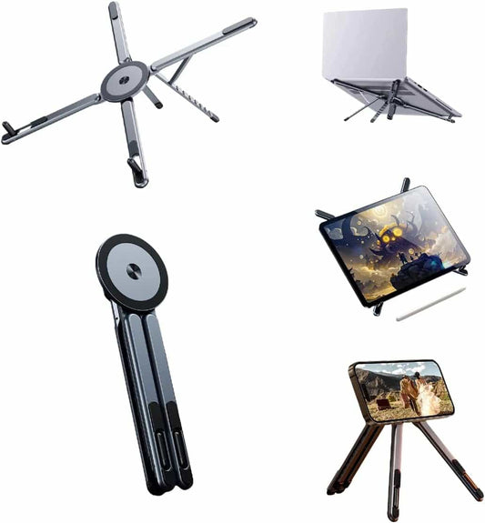 3-in-1 foldable Laptop & Phone Stand