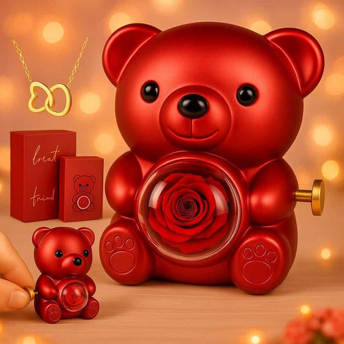 Eternal Rose Bear