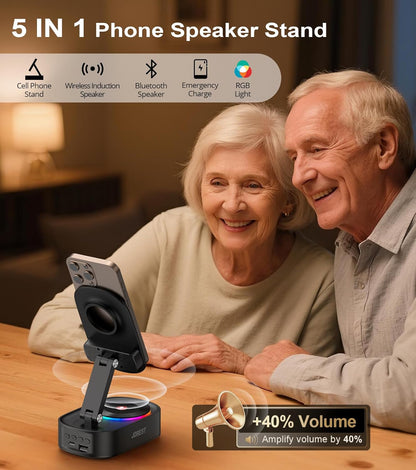5-in-1 speaker phone stand