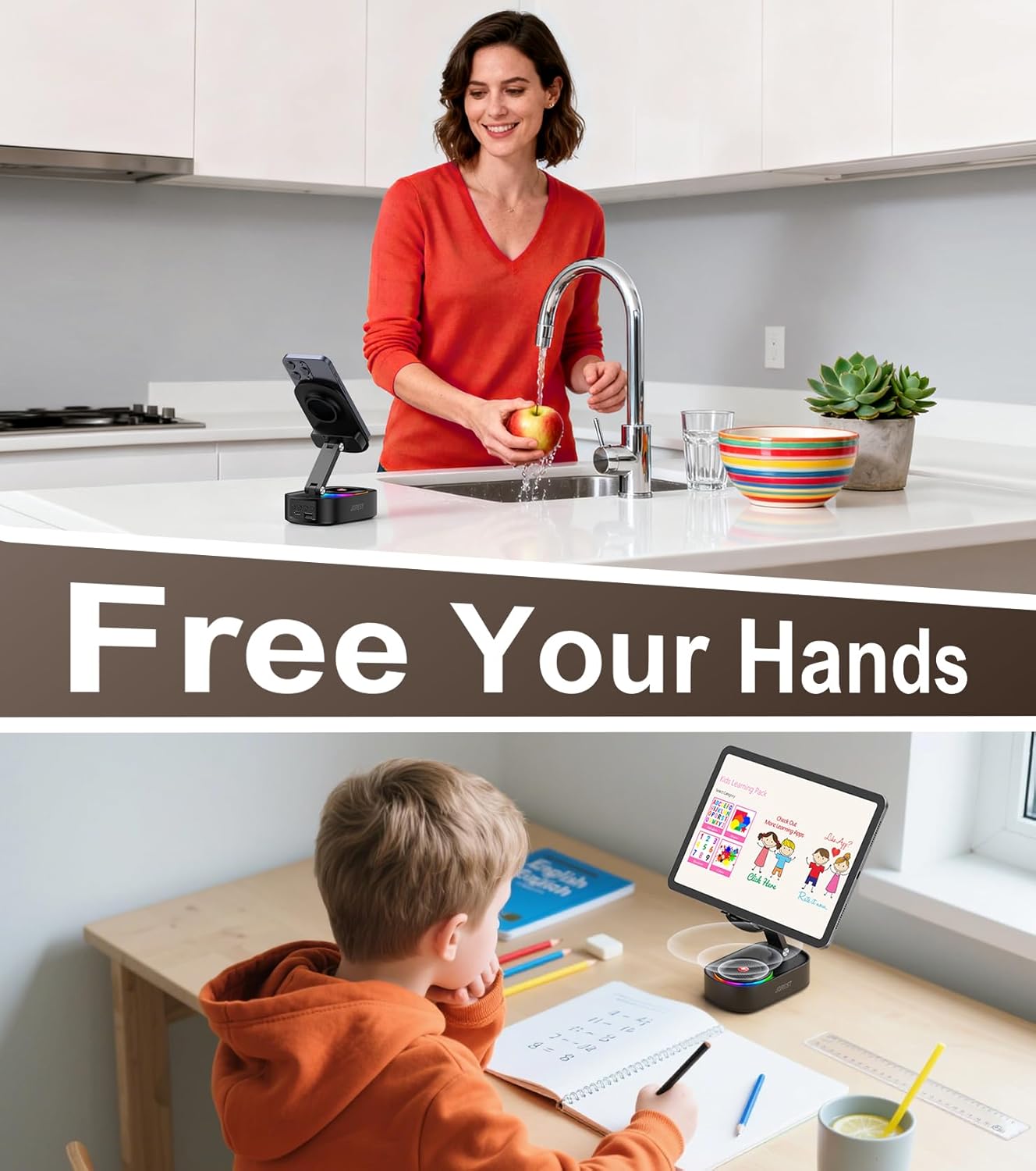 5-in-1 speaker phone stand