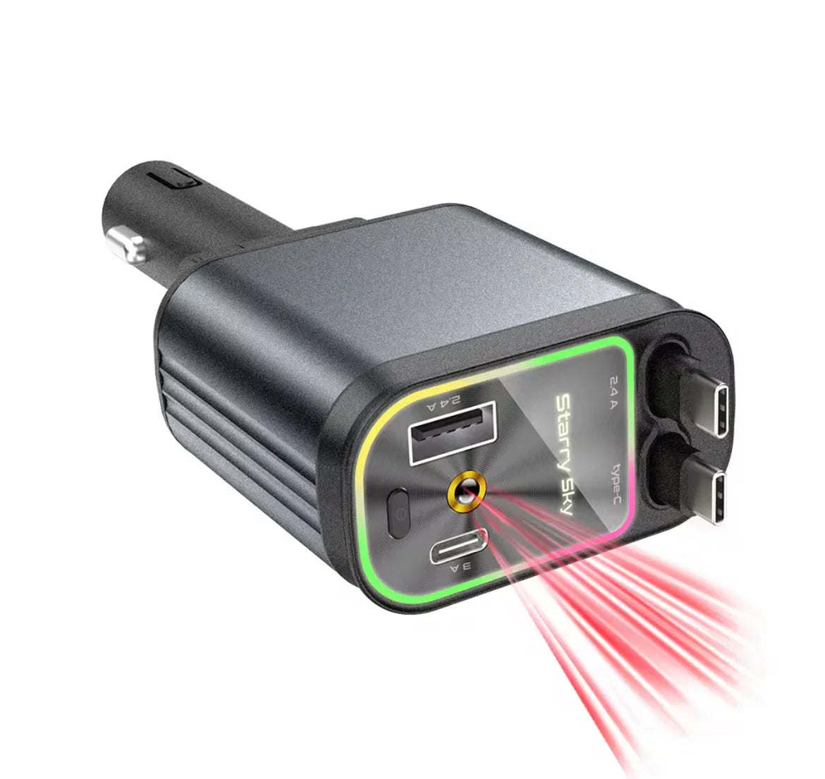 4-in-1 car charger - Pickory